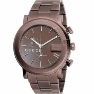 Authentic Gucci G-Chrono Collection Brown Watch
